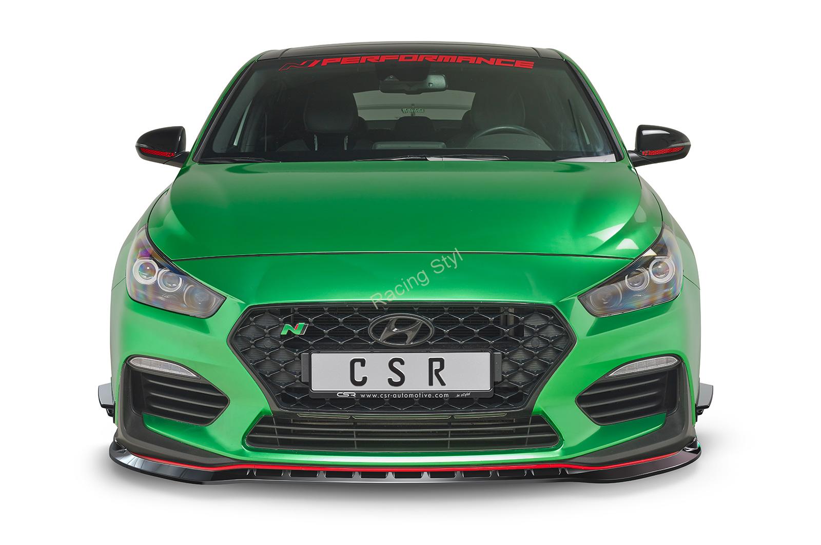 Hyundai I30 (PD) N/N-Line přední spoiler lip Glossy Black CSR Lesk