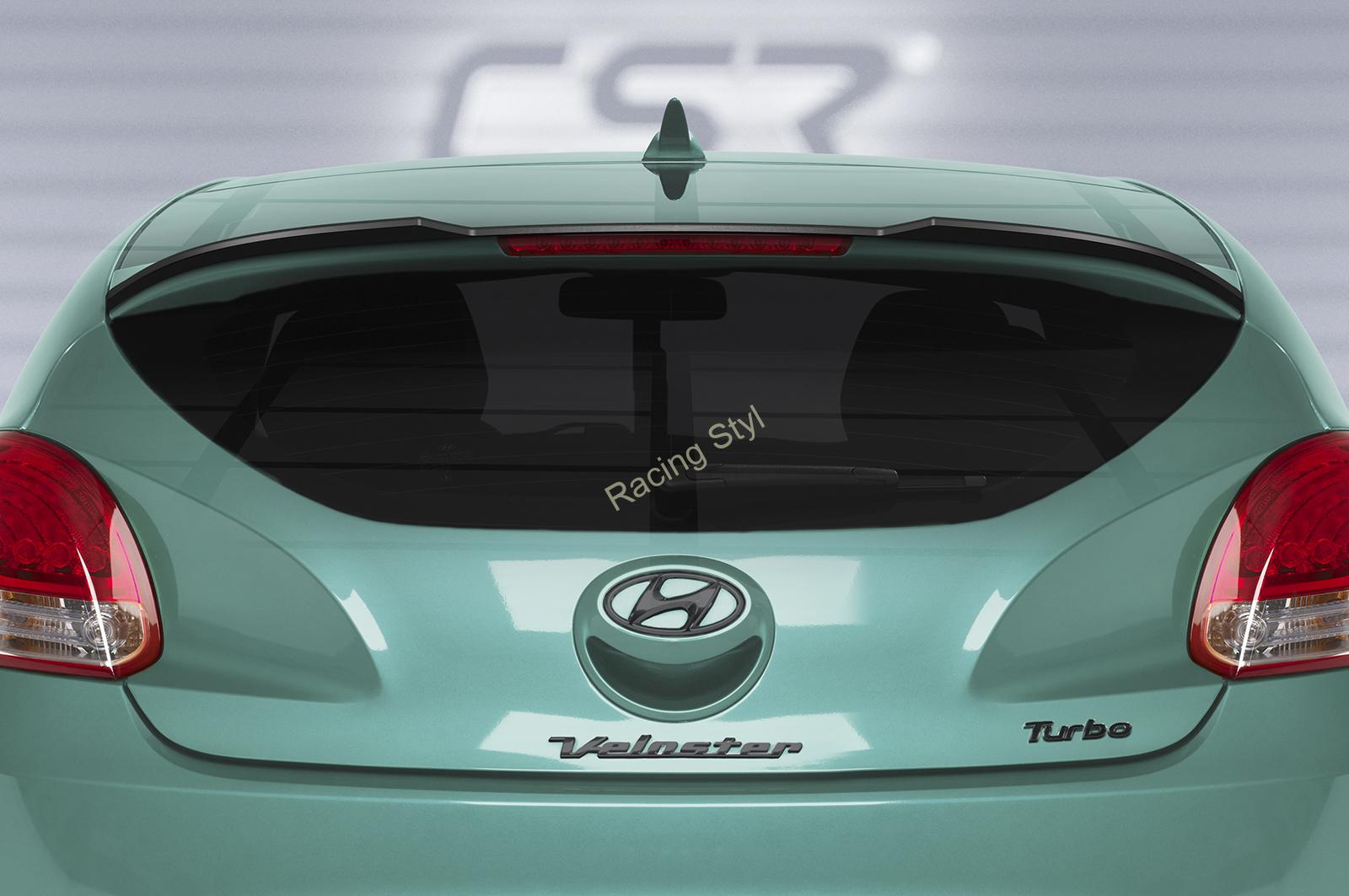 Hyundai Veloster MK1 Turbo spoiler nad zadní okno Glossy Black CSR Lesk.