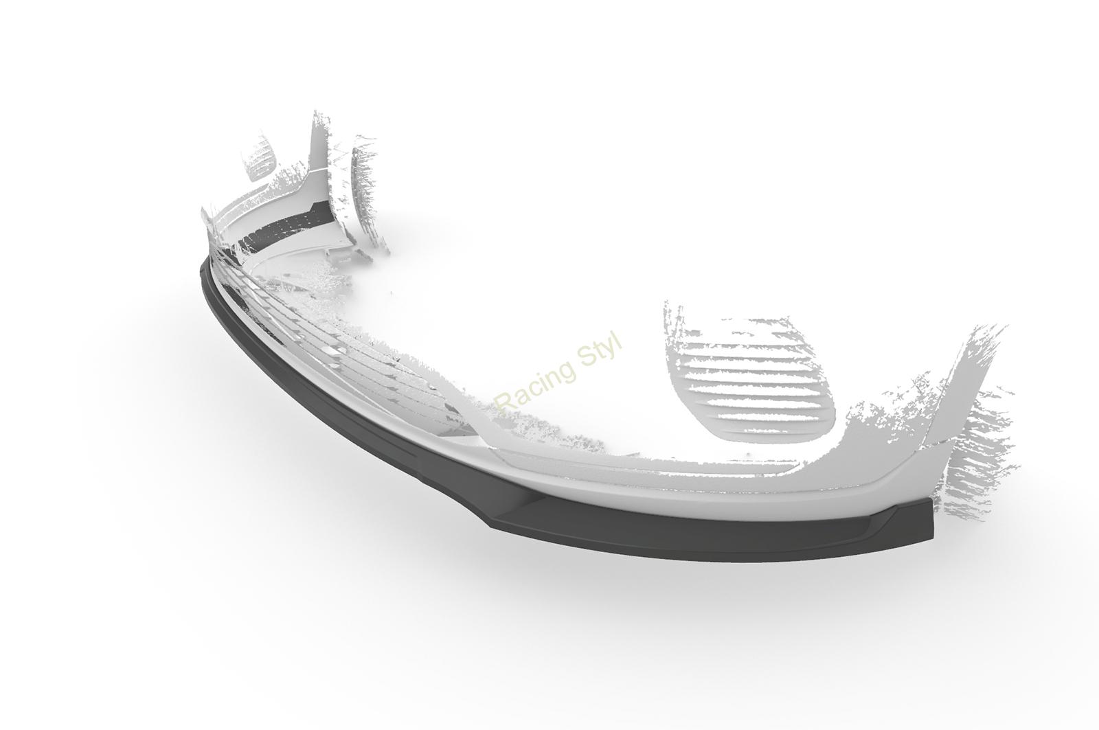 Mercedes Benz EQA (H243) přední spoiler lipa Glossy Black CSR Lesk