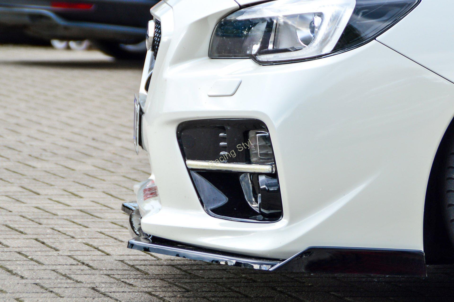 Subaru Impreza WRX STI přední spoiler lipa s křidélky IN Tuning Matt.