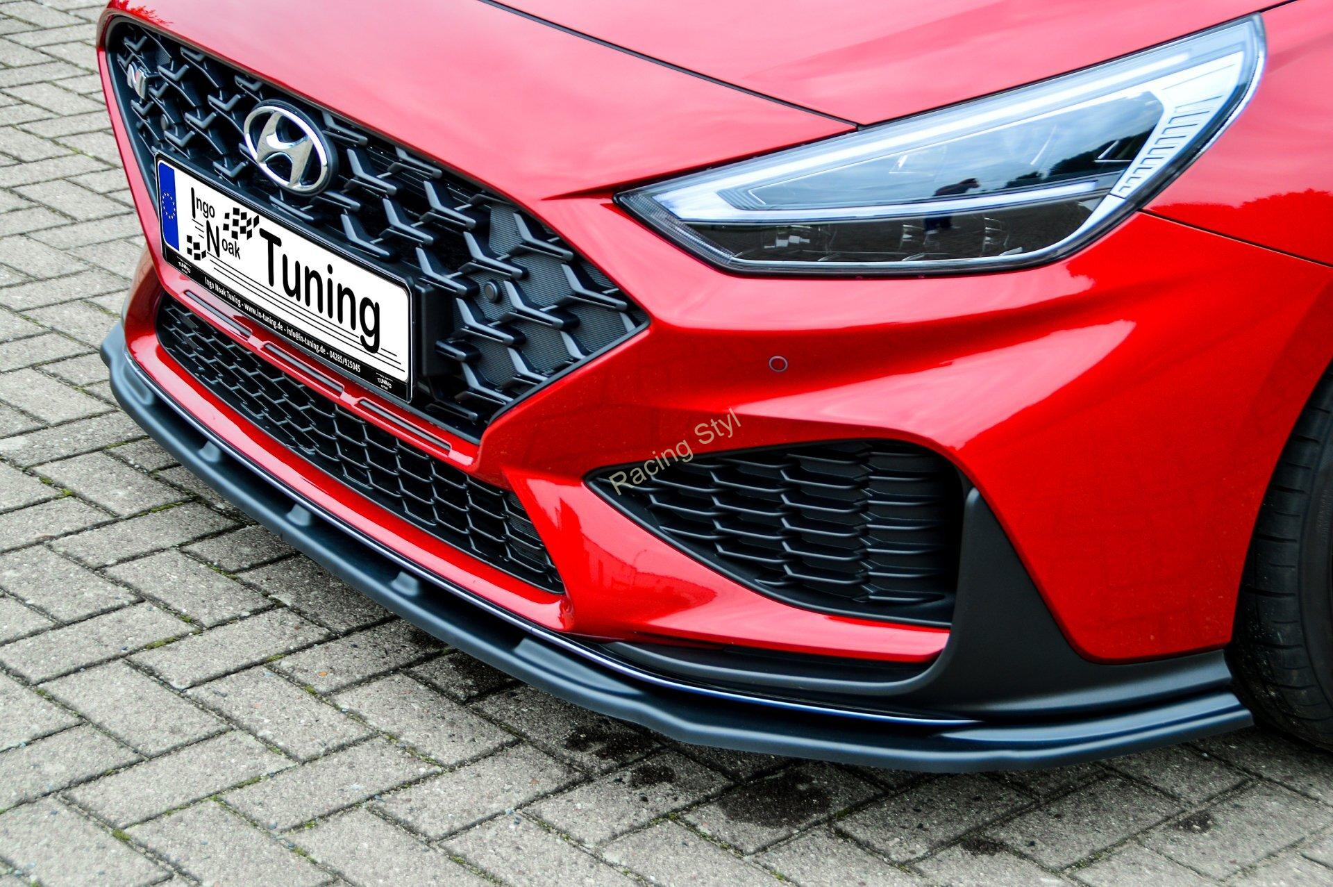Hyundai I30N + Performance Facelift přední spoiler lipa IN Tuning Matt.