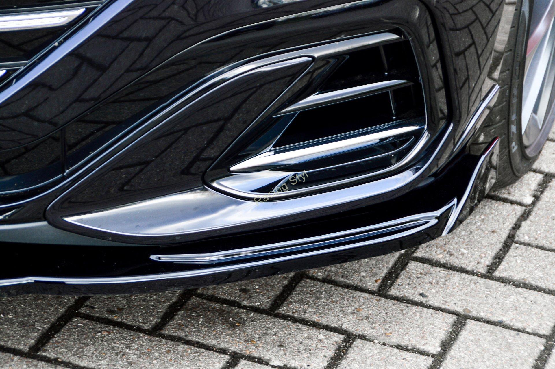 VW Arteon R-Line/ Shooting Break přední spoiler lipa s křidélky Glossy Black IN Tuning Lesk.