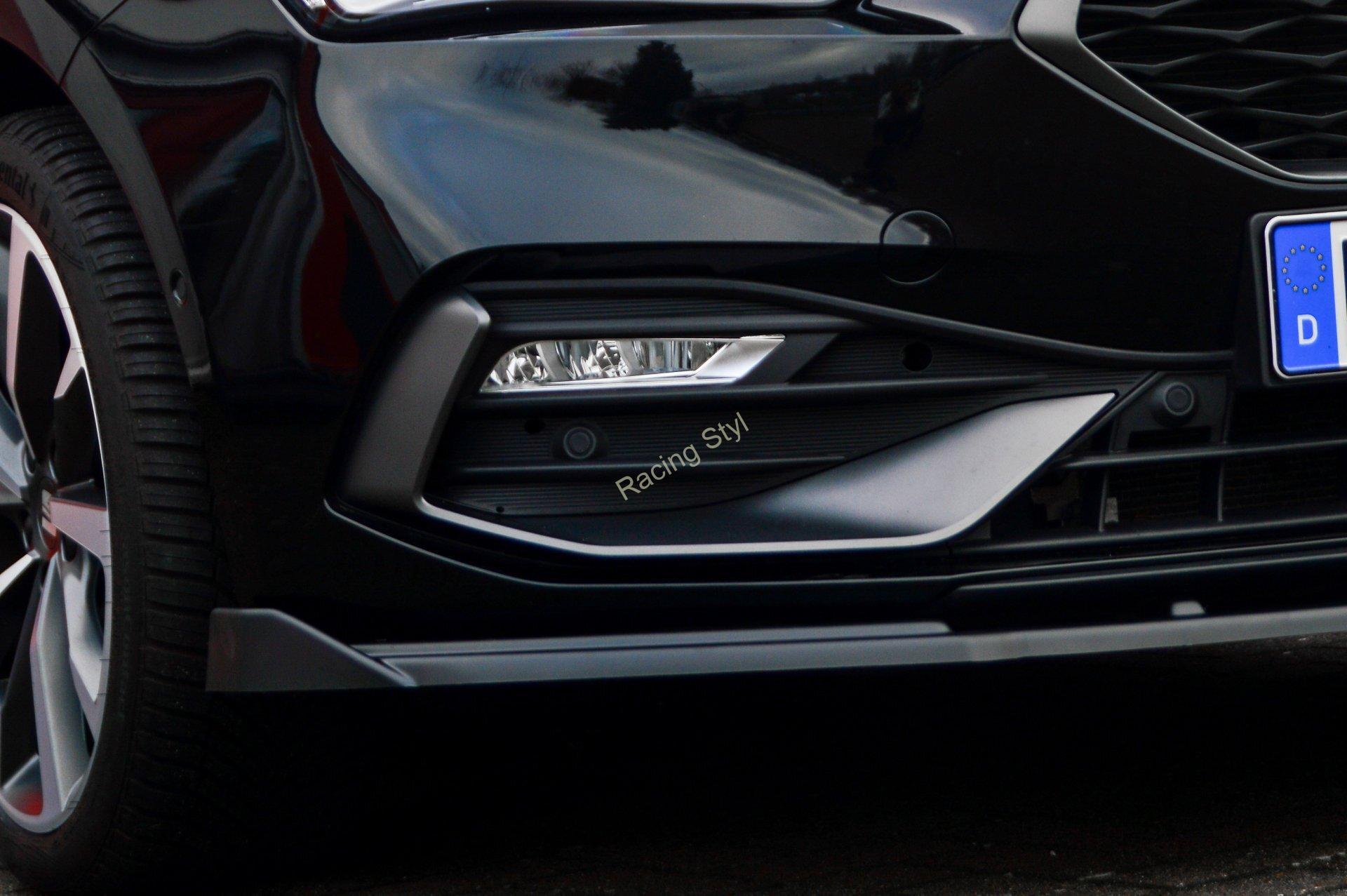 Seat Leon KL + ST přední spoiler lipa s křidélky IN Tuning Matt.