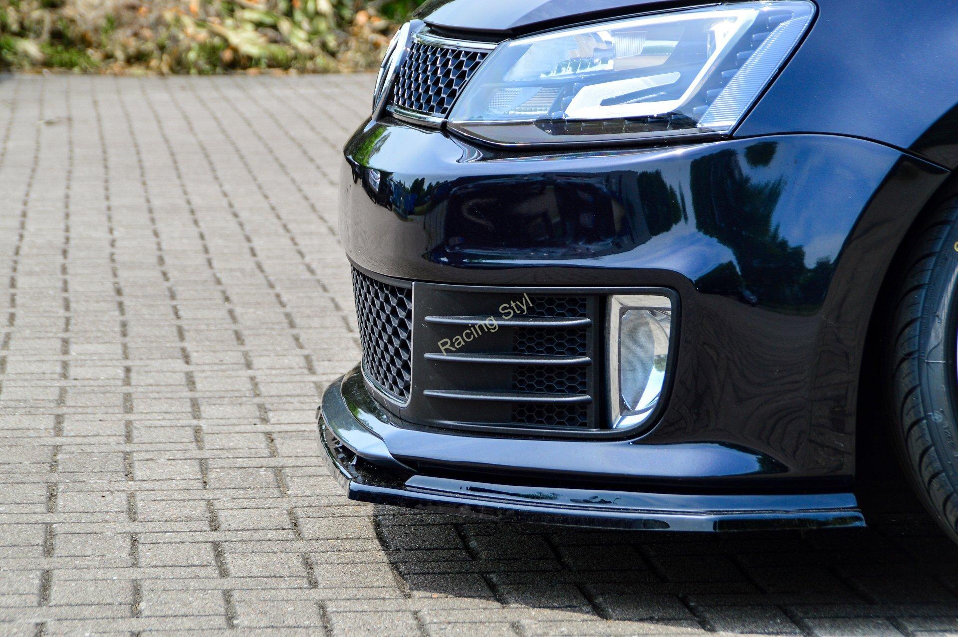 VW Jetta 6 GLI přední spoiler lipa Glossy Black IN Tuning Lesk.