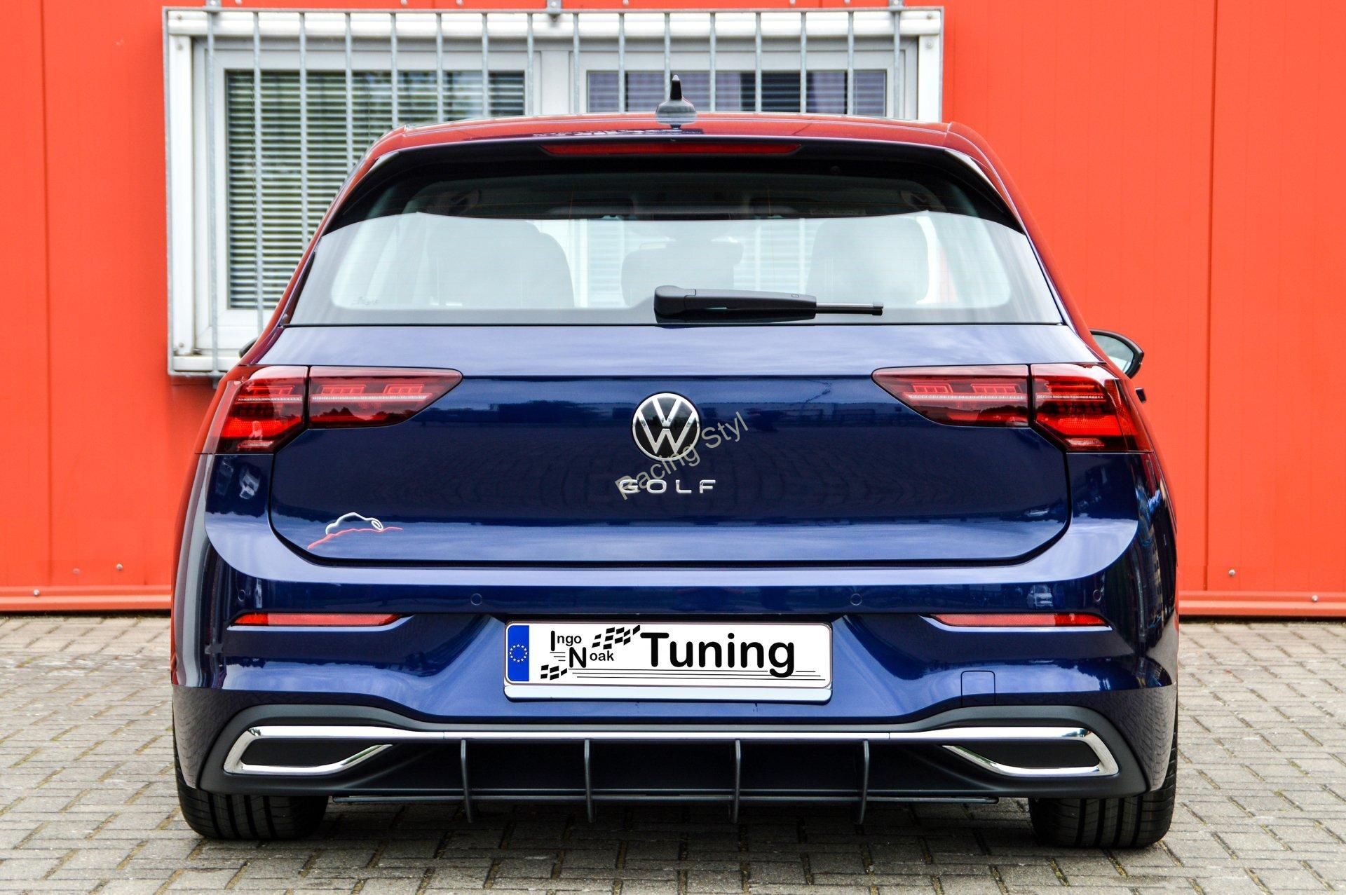 VW Golf 8 spoiler na zadní nárazník difuzor IN Tuning