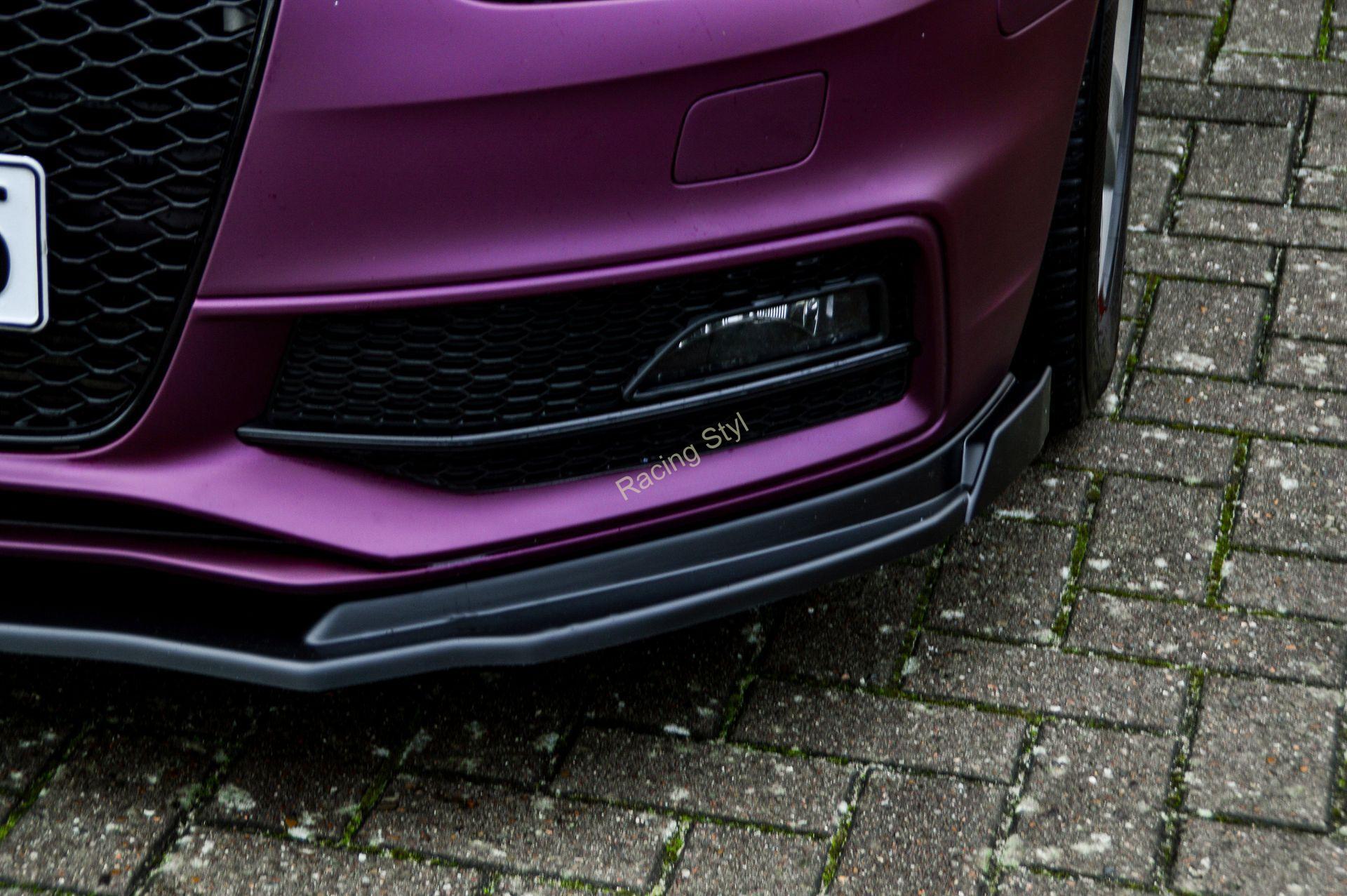 Audi A4 S-Line/ S4 B8 Facelift přední spoiler lipa s křidélky IN Tuning Matt.