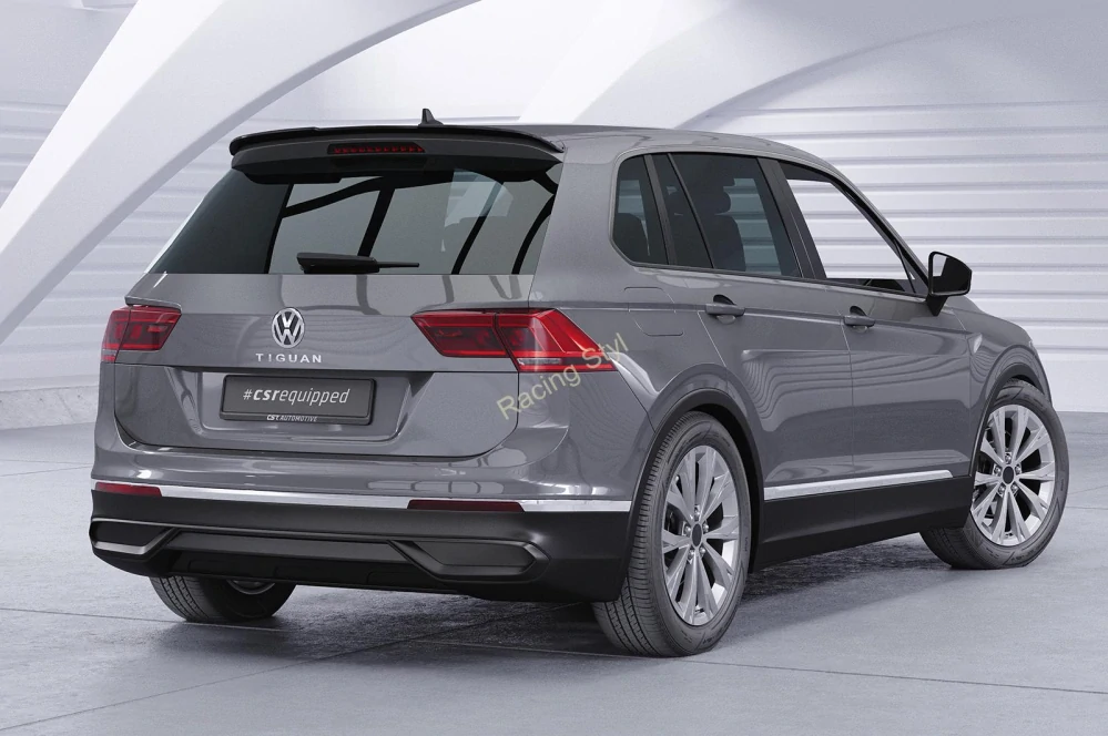 VW Tiguan II (typ AD1) spoiler na zadní dveře Glossy Black CSR Lesk.