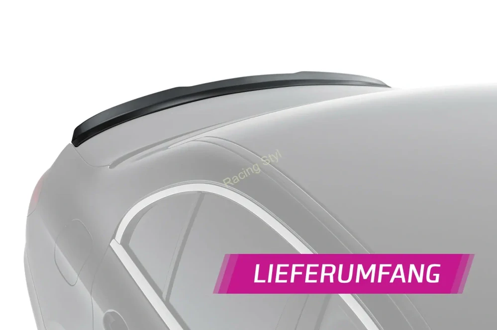 Mercedes Benz E W213 Sedan spoiler na víko kufru Glossy Black CSR Lesk