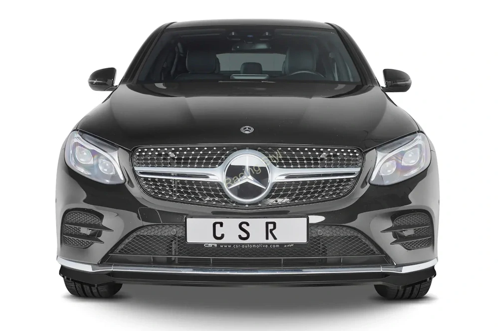 Mercedes Benz GLC (X253/C253) AMG-Line přední spoiler lipa Glossy Black CSR Lesk.