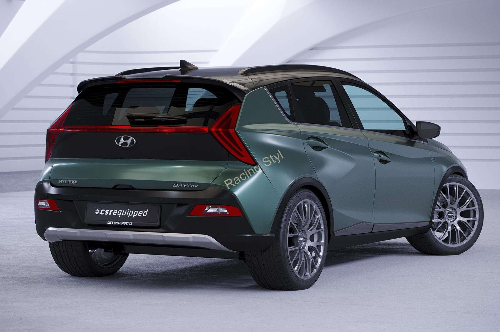 Hyundai Bayon spoiler nad zadní okno Glossy Black CSR Lesk