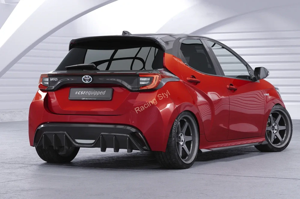 Toyota Yaris 4 (XP21) spoiler na zadní nárazník Glossy Black CSR Lesk