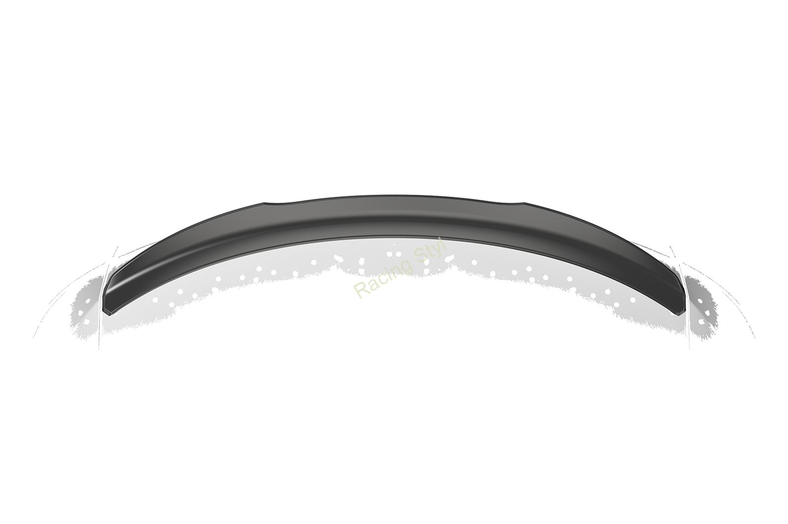 Mercedes Benz GLC (C253) Coupe spoiler na víko kufru Glossy Black CSR Lesk.