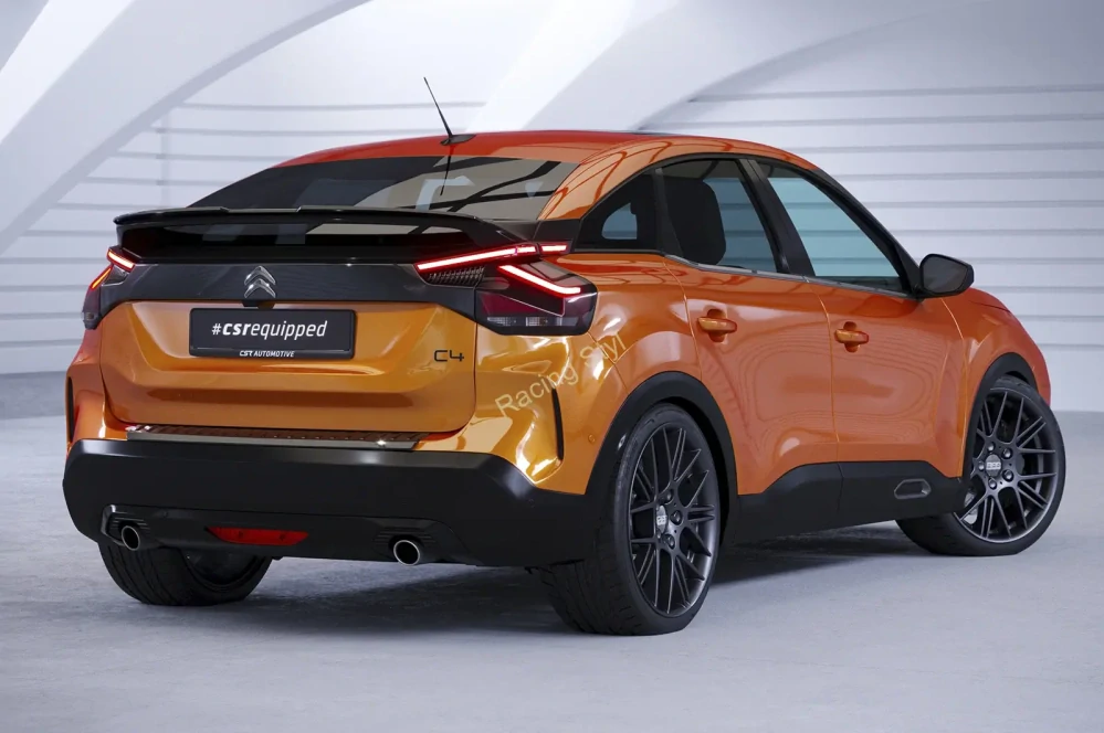 Citroen C4/ e-C4 spoiler na zadní křídlo Glossy Black Lesk