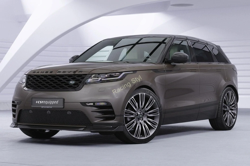 Land Rover Range Rover Velar (L560) přední spoiler lip Glossy Black CSR Lesk.