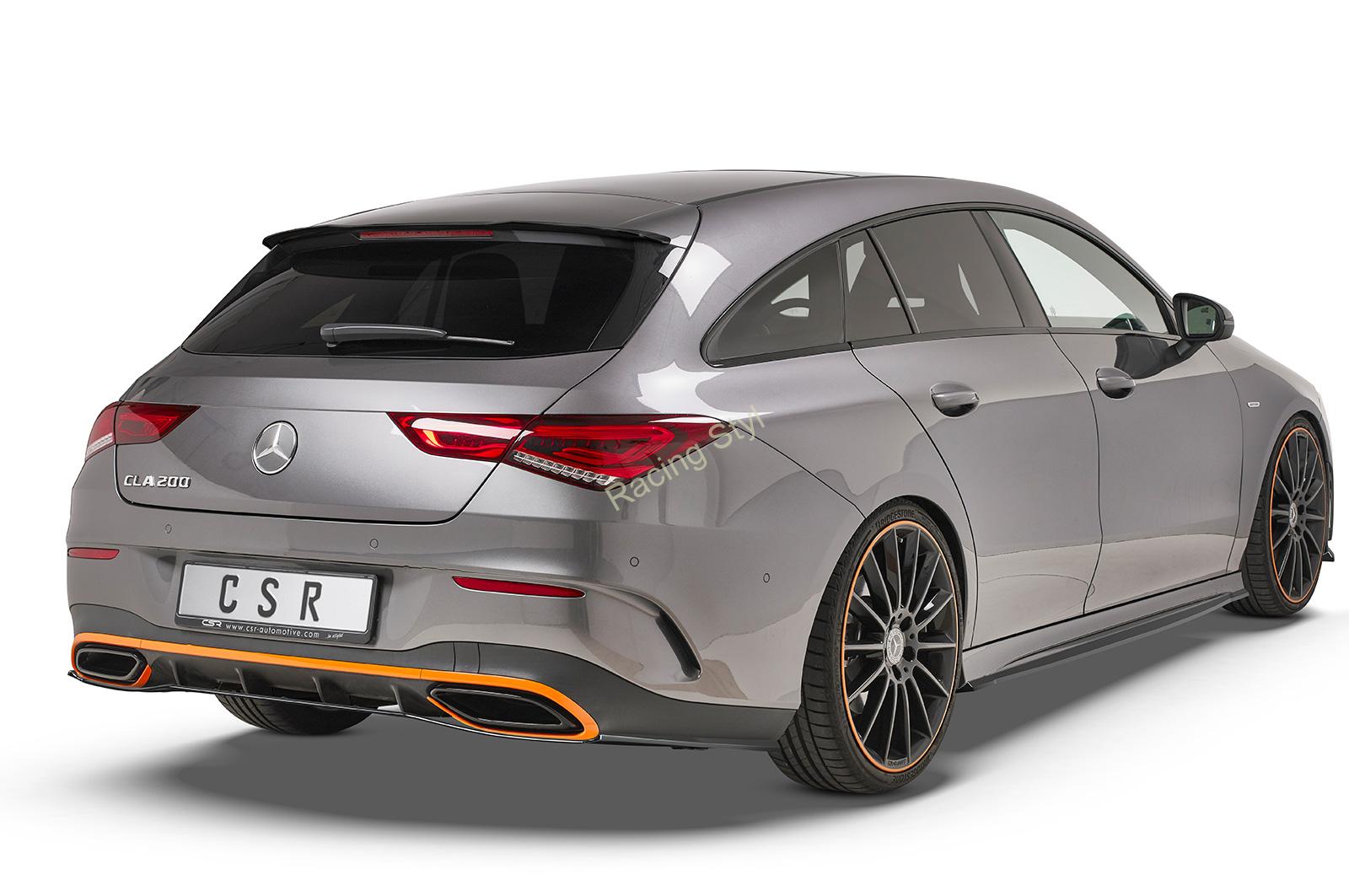 Mercedes Benz CLA X118 Shooting Brake spoiler nad zadní okno Glossy Black CSR Lesk.