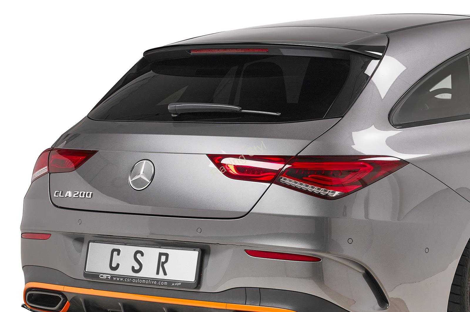 Mercedes Benz CLA AMG-Line X118 Shooting Brake spoiler nad zadní okno Glossy Black CSR Lesk.