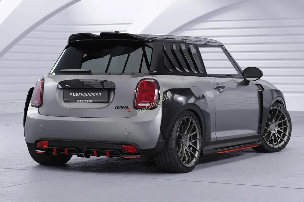 Mini F55/F56/ F66 spoiler nad zadní okno křídlo Glossy Black CSR Lesk.