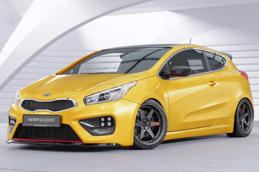 Kia Ceed (JD) GT/ Pro Ceed (JD) GT přední spoiler lipa Glossy Black CSR Lesk