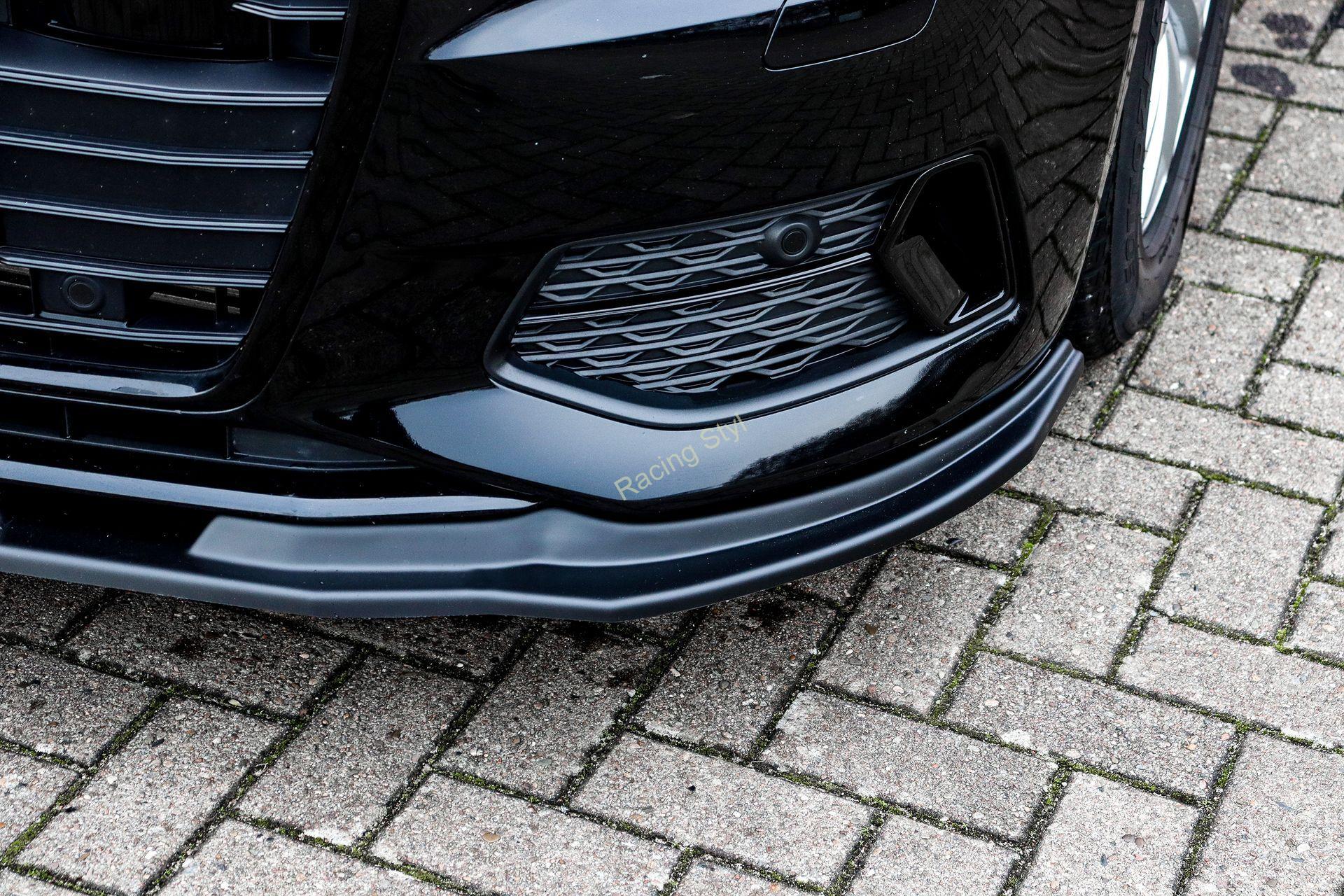Audi A6 4K C8 přední spoiler lipa Glossy Black IN Tuning Lesk.