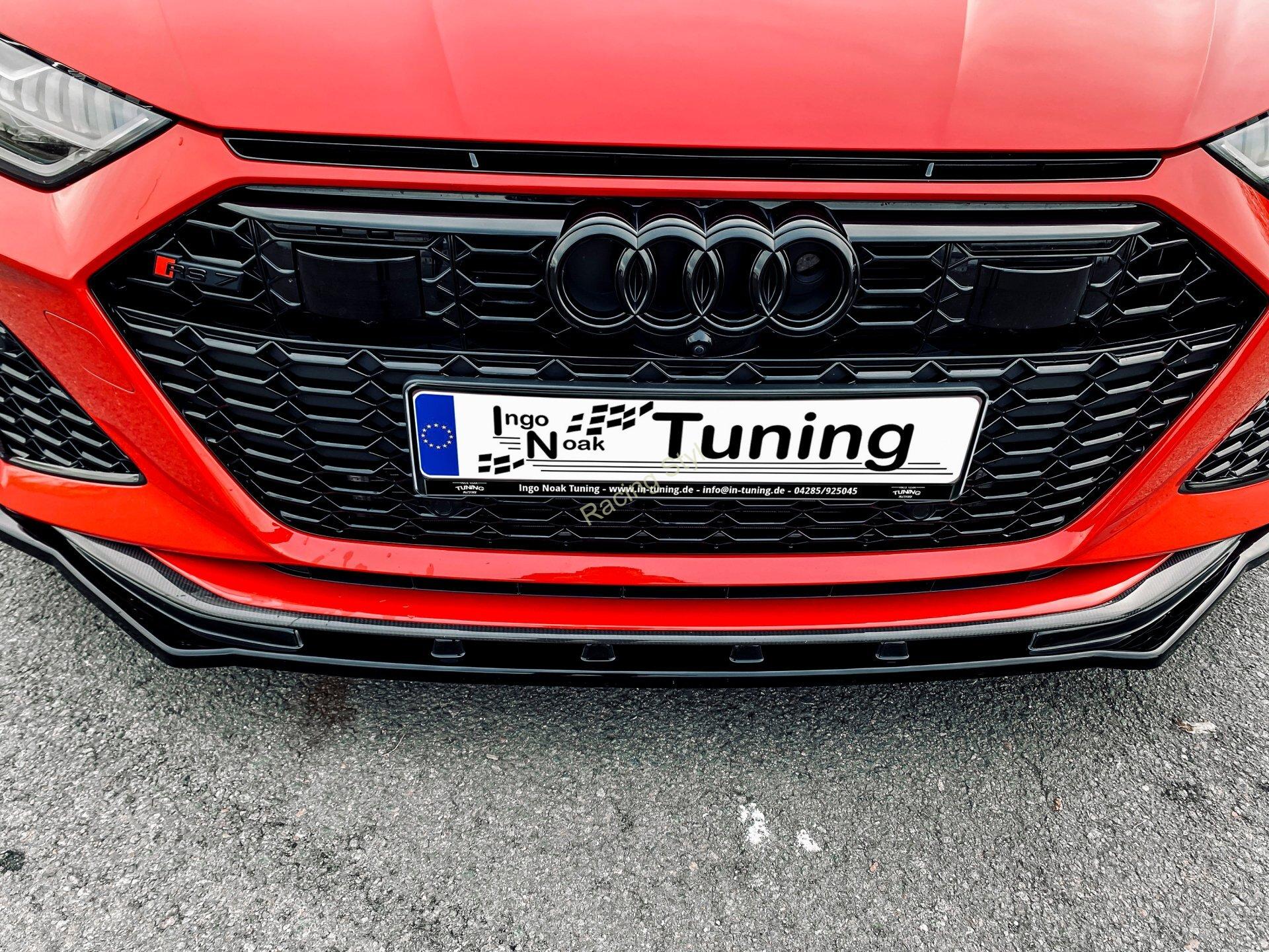 Audi RS7 C8 přední spoiler lipa Glossy Black IN Tuning Lesk.