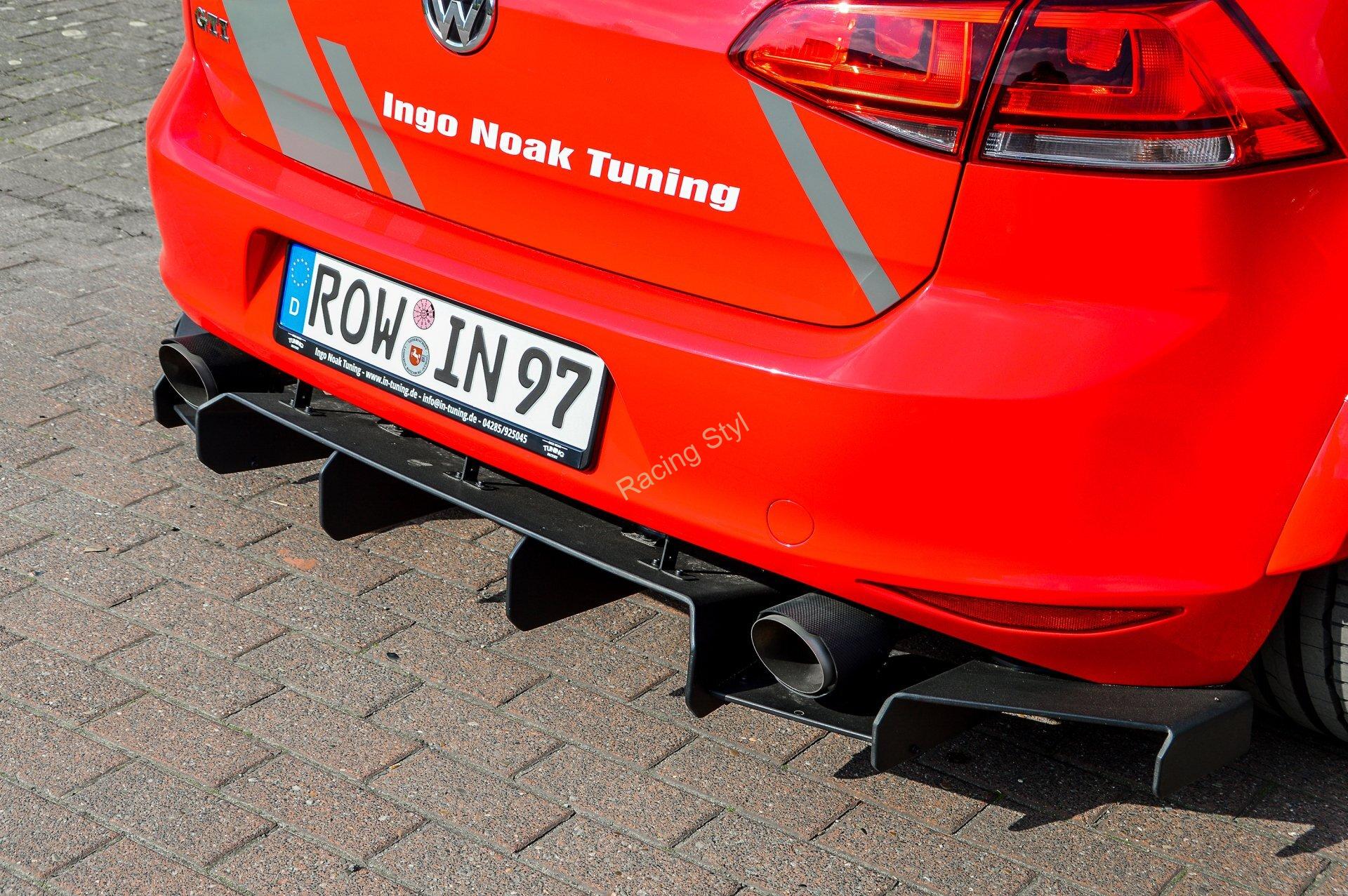 VW Golf 7 GTI spoiler na zadní nárazník difuzor Race IN Tuning
