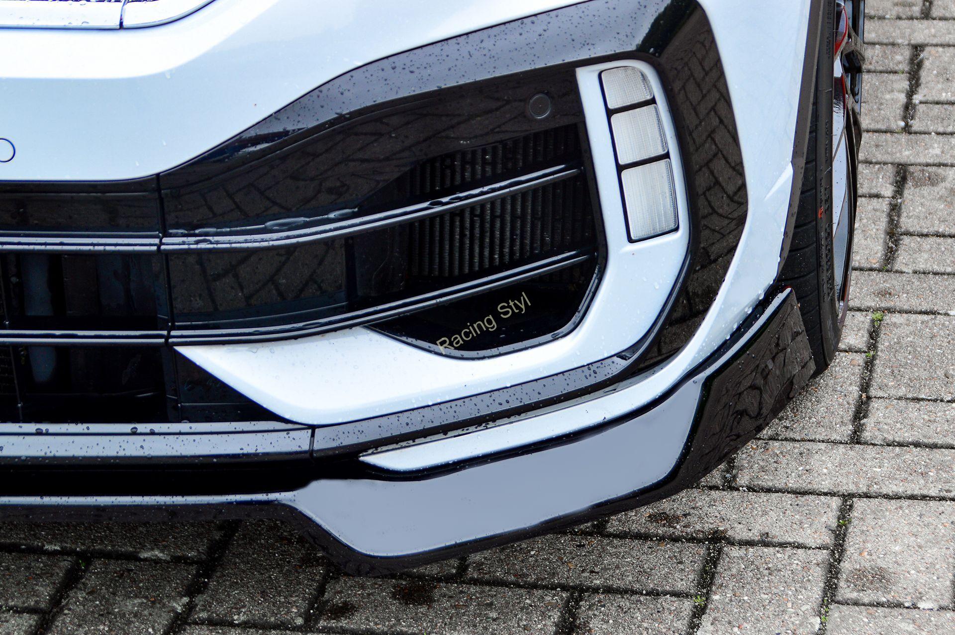 VW T-ROC R přední spoiler lipa Glossy Black IN Tuning Lesk.