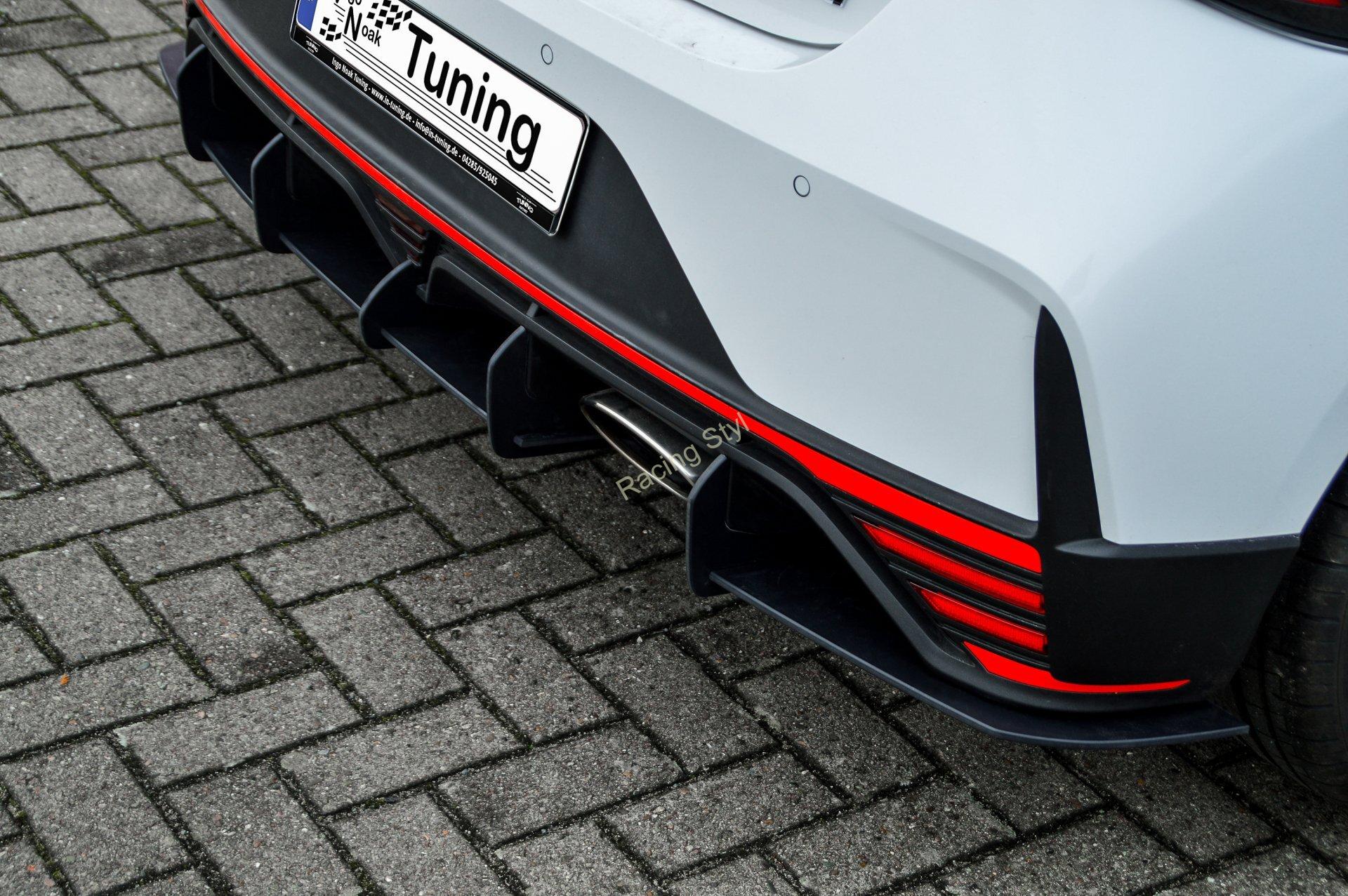 Hyundai I20N Performance spoiler na zadní nárazník difuzor IN Tuning