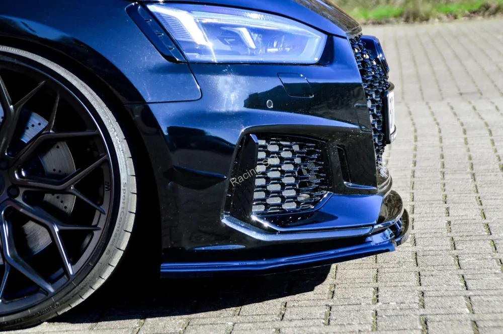 Audi RS5 F5 B9 spoiler pod přední nárazník IN Tuning Matt.