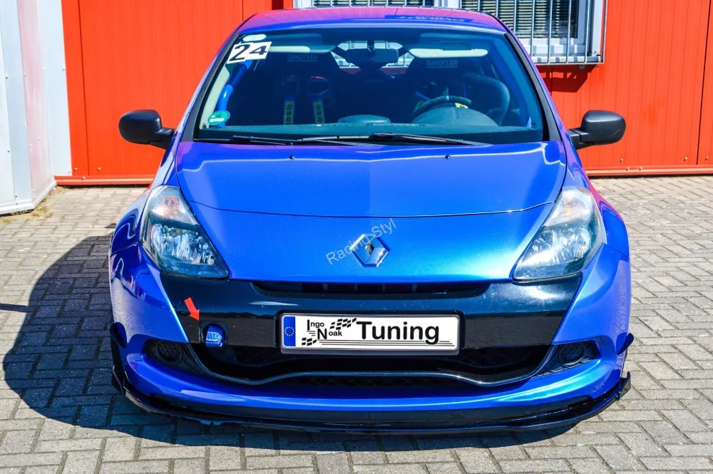 Renault Clio 3 Phase2 RS přední spoiler lipa s křidélky IN Tuning