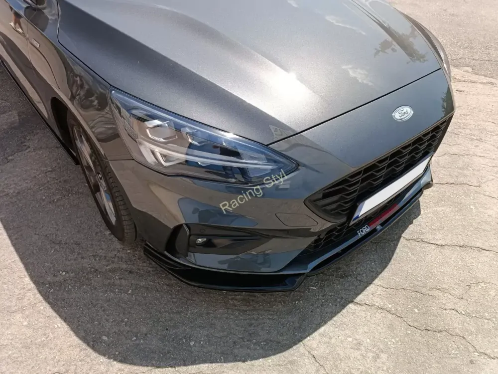Ford Focus Mk4 ST/ ST-Line přední spoiler lipa Glossy Black MD Design Lesk.