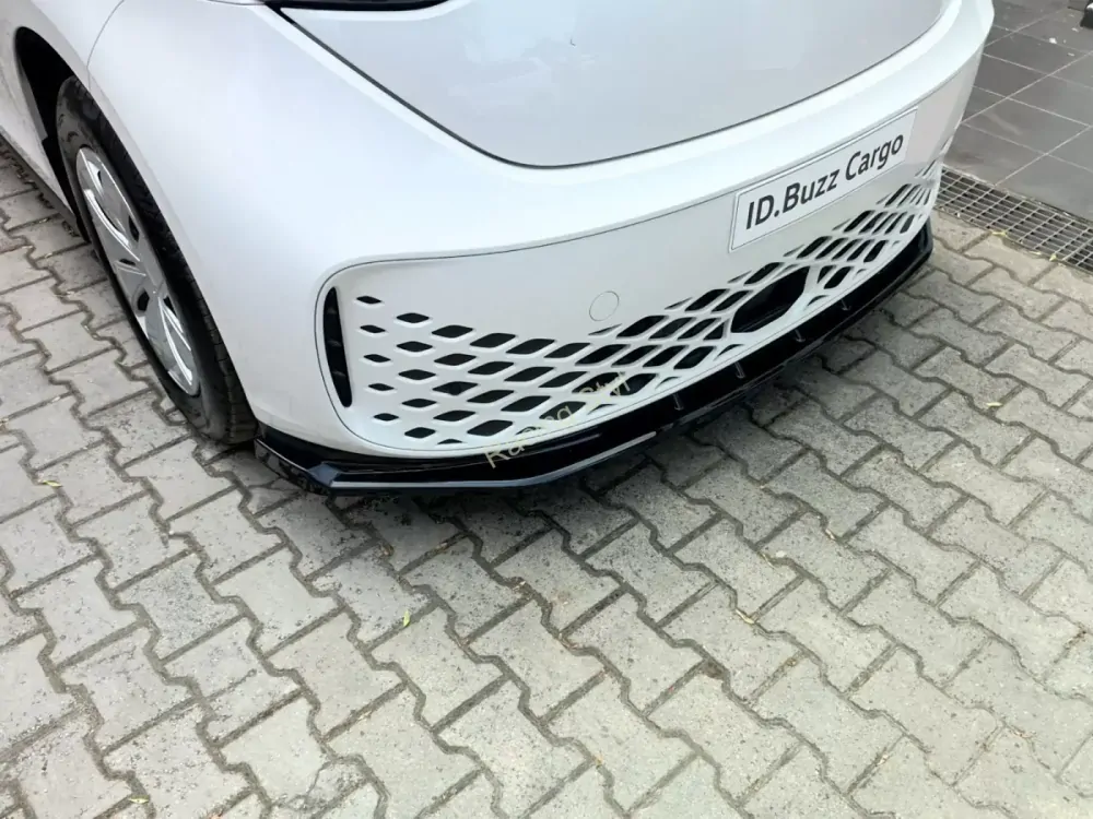 VW ID. Buzz přední spoiler pod nárazník Glossy Black MD Design Lesk.