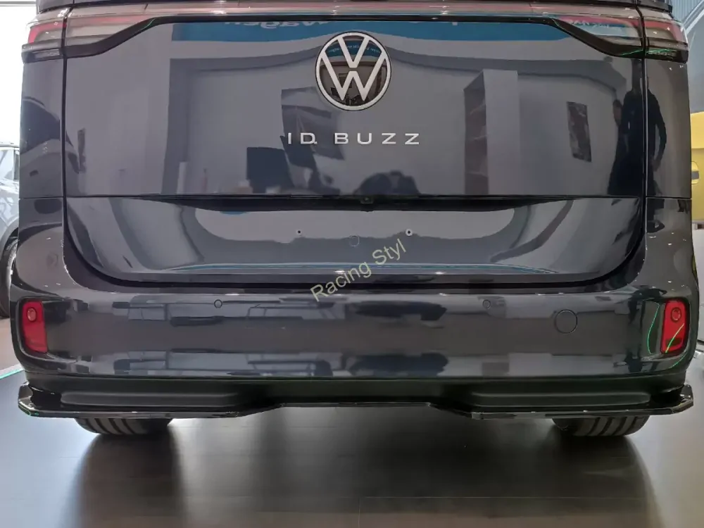 VW ID. Buzz spoiler pod zadní nárazník Glossy Black MD Design Lesk.