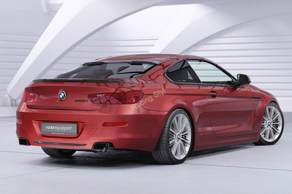 BMW 6 F13 Coupe spoiler na zadní okno Glossy Black CSR Lesk.