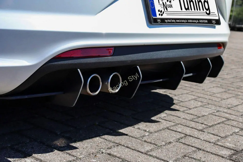 VW Scirocco 3 R-Line Facelift difuzor na zadní nárazník IN Tuning