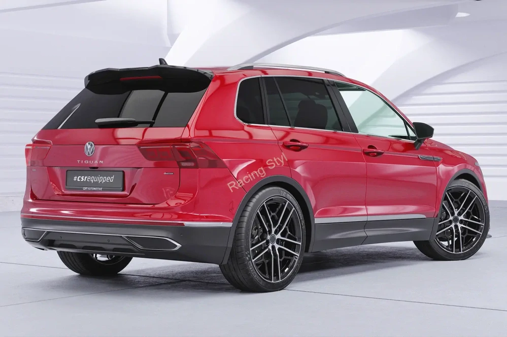 VW Tiguan 2 typ AD1 Allspace spoiler nad zadní okno Glossy Black CSR Lesk.