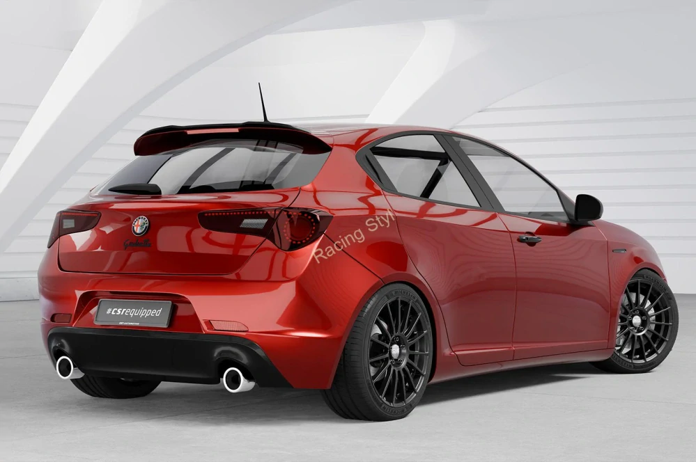 Alfa Romeo Giulietta typ 940 spoiler nad zadní okno Glossy Black CSR Lesk.