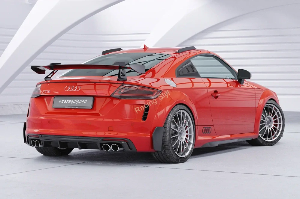 Audi TT FV/8S Coupe kryty na zadní boční okna Glossy Black CSR Lesk.