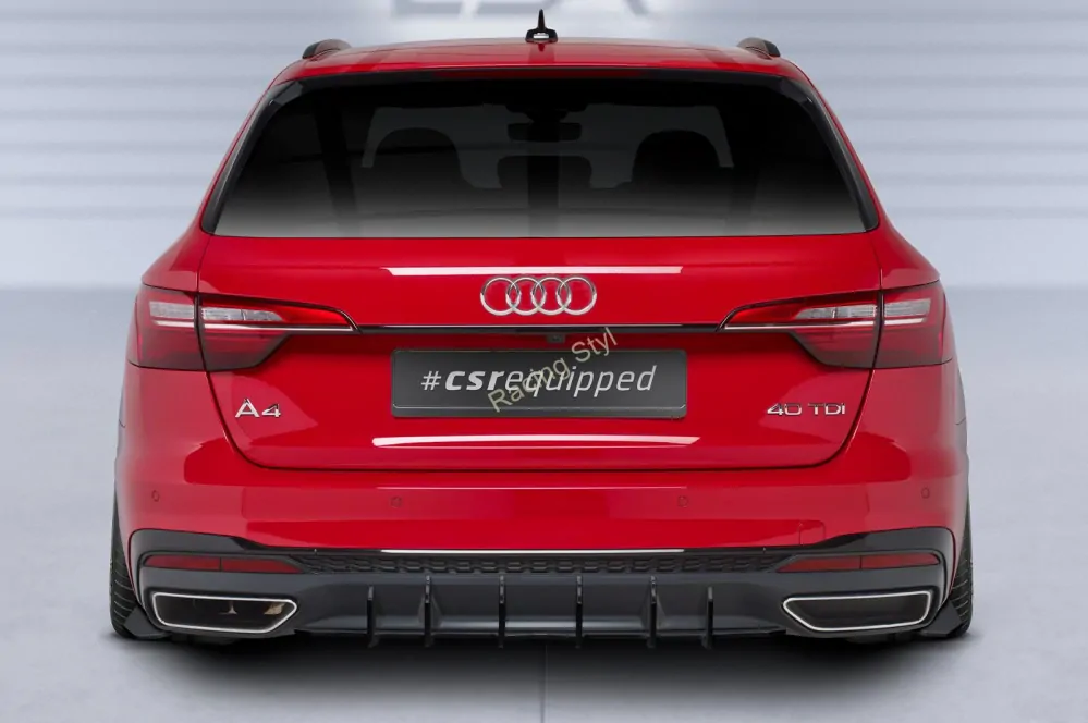 Audi A4 B9 typ 8W Avant S-Line difuzor na zadní nárazník CSR
