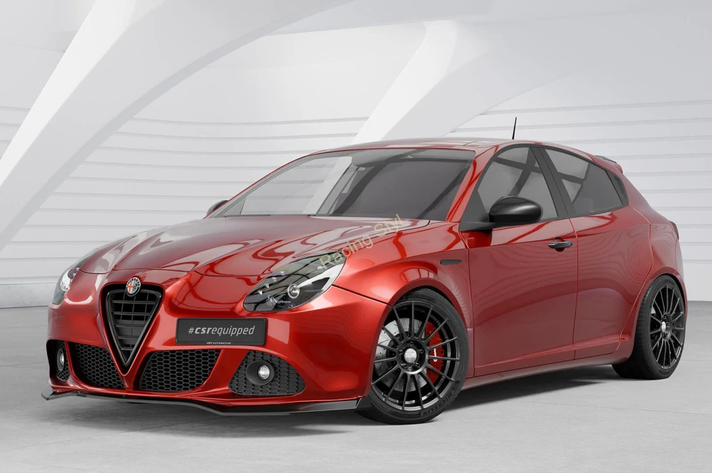 Alfa Romeo Giulietta (Typ 940) přední spoiler lipa Glossy Black CSR Lesk.