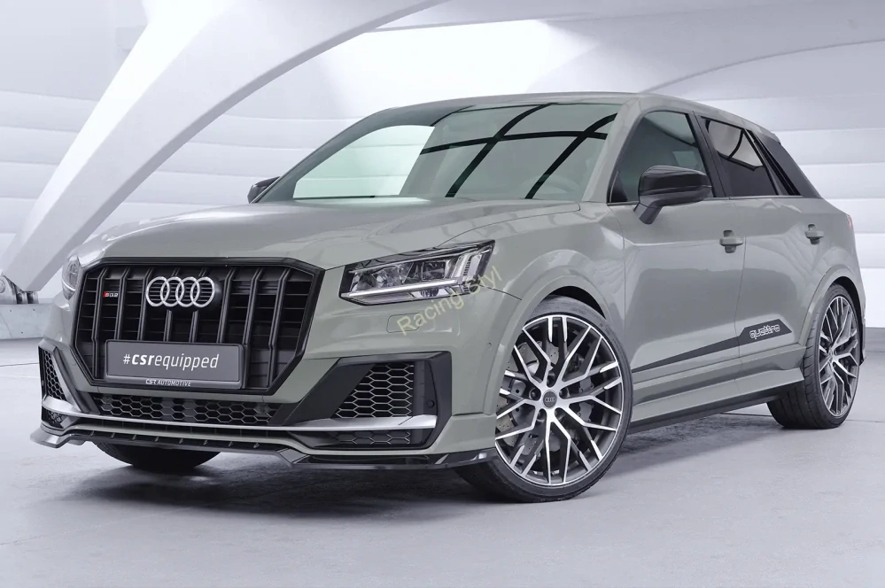 Audi SQ2 (GA) přední spoiler lip Glossy Black CSR Lesk