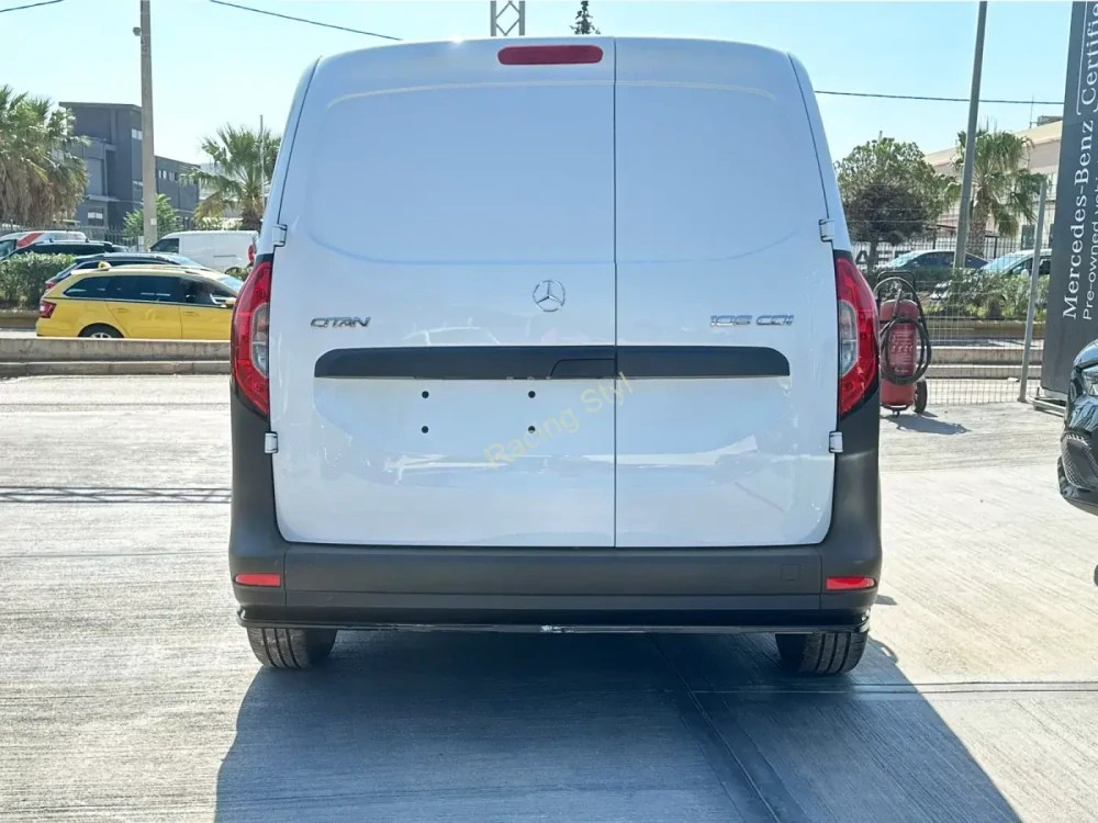 Mercedes Citan 2021- spoiler pod zadní nárazník Glossy Black MD Design Lesk.