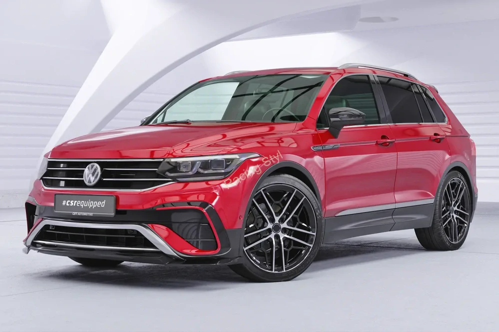VW Tiguan 2 typ AD Facelift Allspace přední spoiler lip CSR