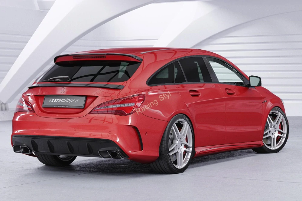 Mercedes-Benz CLA X117 Shooting Brake spoiler pod zadní okno CSR Matt.