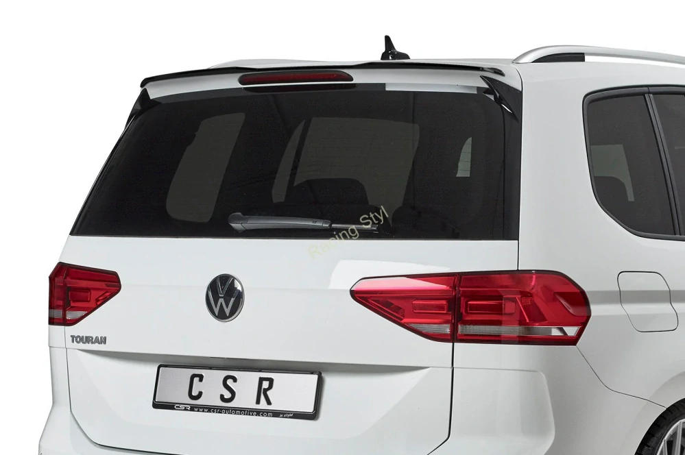 VW Touran 2 typ 5T zadní střešní spoiler Glossy Black CSR Lesk.
