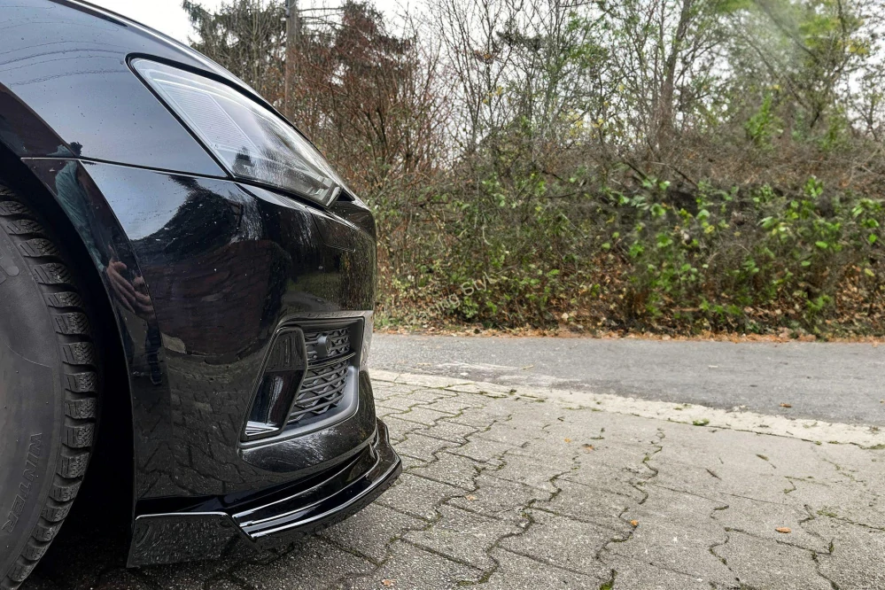 Audi A6 4K C8 přední spoiler lip s křidélky IN Tuning Matt.
