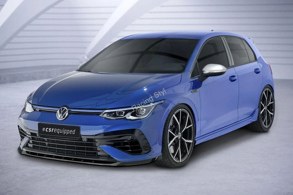 VW Golf 8 CD R přední spoiler lip CSR Matt.