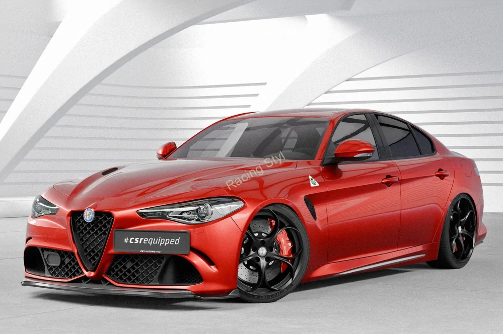 Alfa Romeo Giulia Quadrifoglio přední spoiler lip CSR