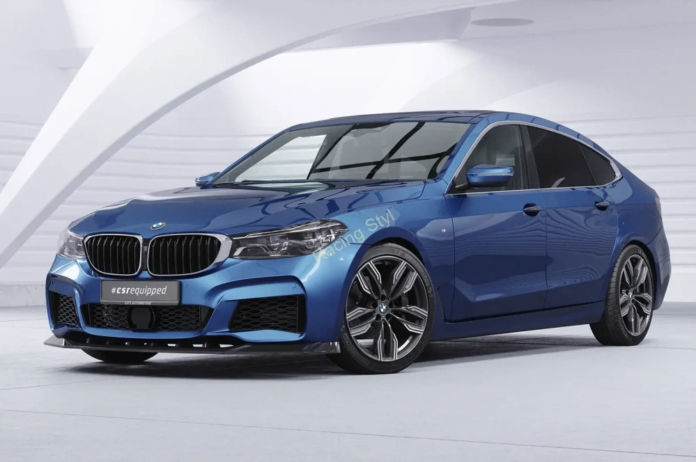 BMW 6 G32 Gran Turismo M-Paket přední spoiler lip Glossy Black CSR Lesk