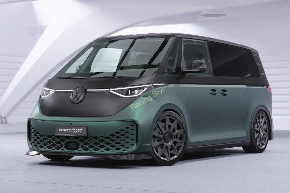 VW ID. Buzz přední spoiler lip Glossy Black CSR Lesk.