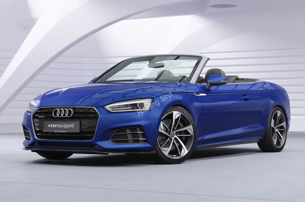 Audi A5 F5 nástavce na boční prahy Glossy Black CSR Lesk